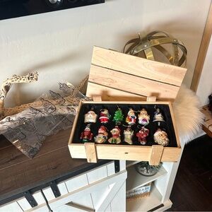 NEW Thomas Pacconi Blown Glass Christmas Ornaments Museum Series Set 1900-2000